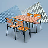 Набір стіл та стільці садових меблів "Ріо плюс" Тік від Mix-Line, фото 7