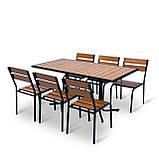 Набір стіл та стільці садових меблів "Ріо Максі" Тік від Mix-Line, фото 2