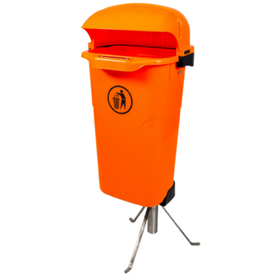 Контейнер для збирання сміття Європласт УРБАН АМ 50л помаранчевий