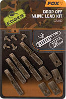 Втулки для грузил Fox Edges Camo Inline Lead Drop Off Kits, 5шт