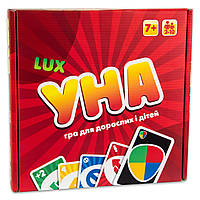 Настольная карточная игра Уно Lux STRATEG (30517)