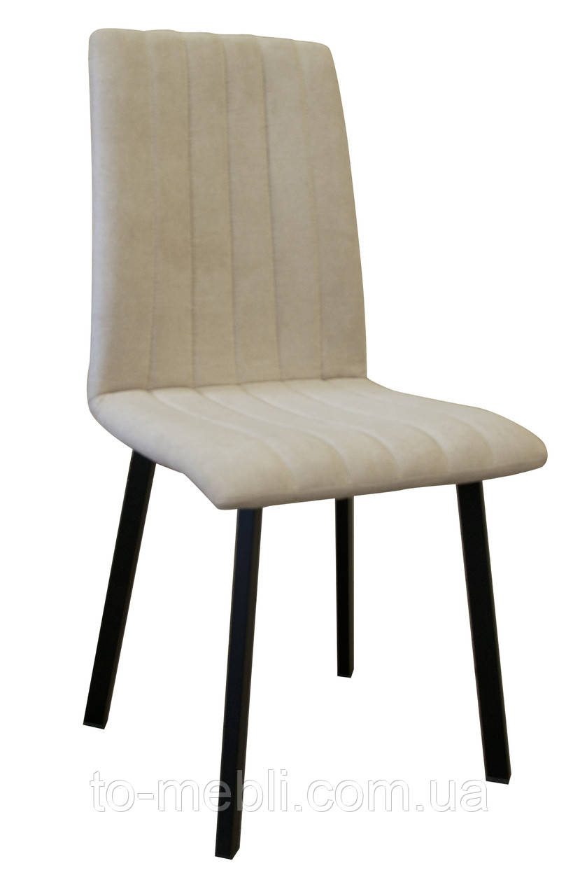 Стілець Max's furniture Брайтон 01 Чорний/Бежевий
