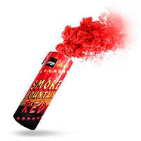 Цветная ручная дымовая шашка Красный Дым (время: 60 секунд, цвет дыма: красный)