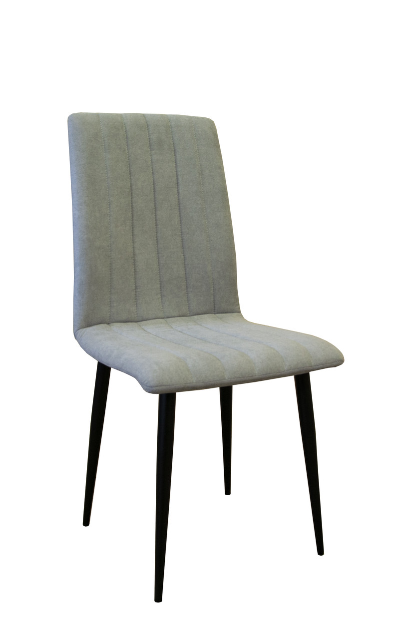 Стілець Max's furniture Брайтон 02 Чорний/Світло-сірий, фото 1