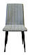 Стілець Max's furniture Брайтон 02 Чорний/Світло-сірий, фото 4