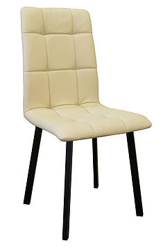Стілець Деко Орегон 01 Чорний/Бежевий