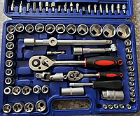 Гарний універсальний набір головок тріскачок ключів для сто 108 предметів, Набори ручного інструменту для машин