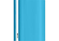 Скоросшиватель пластиковый А4 120/160мкм Economix E31511-11 глянцевый голубой