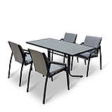Набір стіл та стільці садових меблів "Парадіз" Сірий від Mix-Line, фото 10