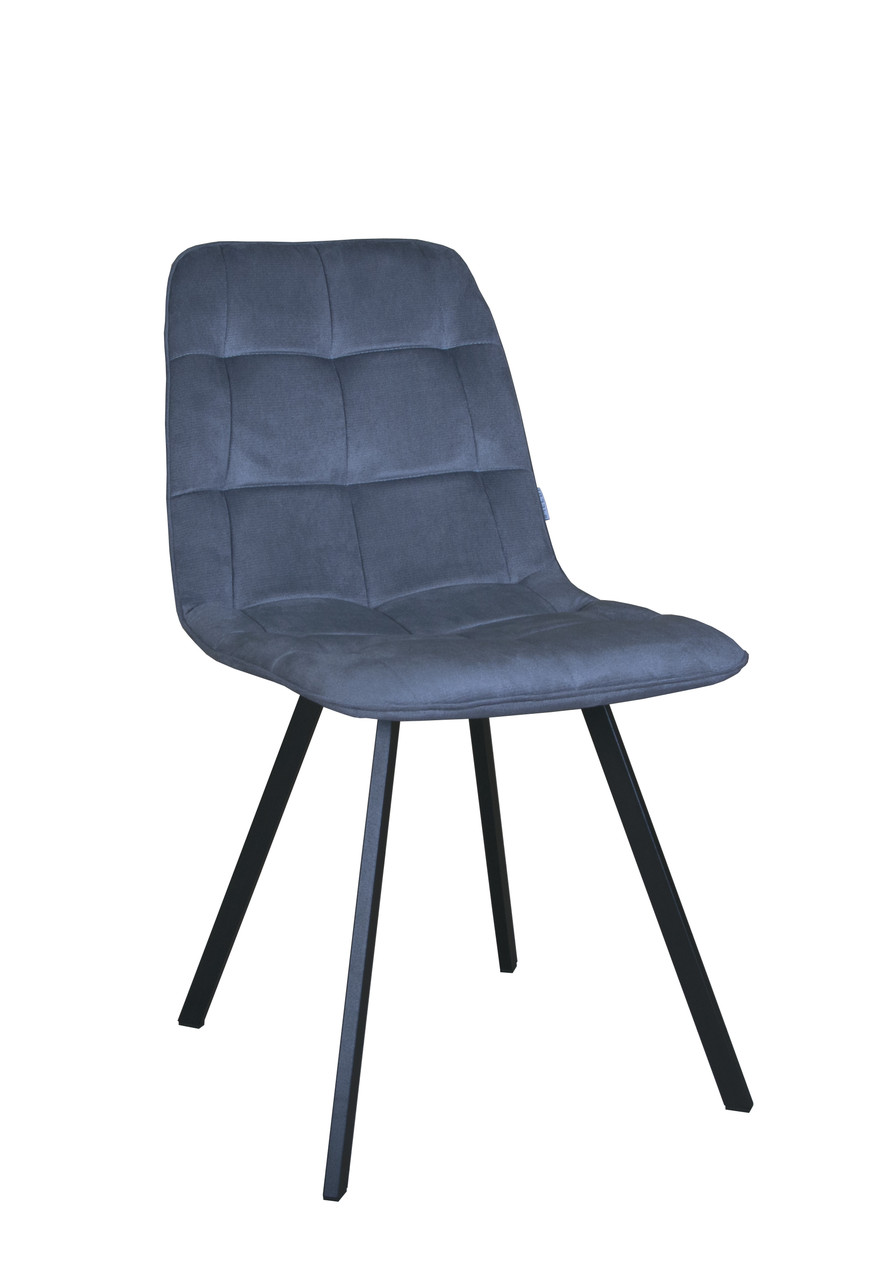 Стілець Деко Мельбурн 01 Чорний/Сірий, фото 1