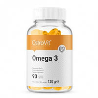 OstroVit Omega 3 90капсул, Омега 3 - джерело жирних кислот ЕПК та ДГК Польща