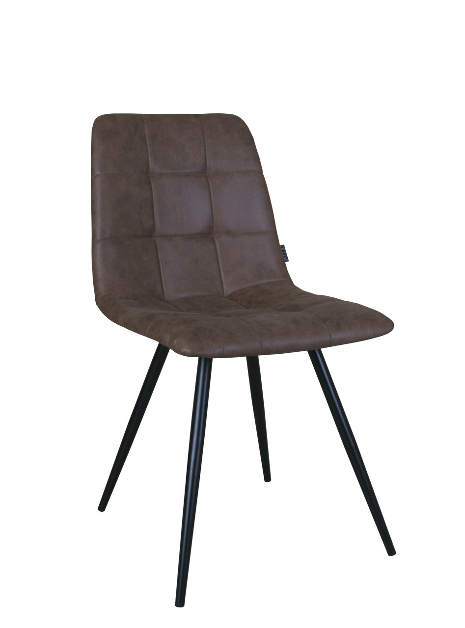 Стілець Max's furniture Норман 01 Чорний/Коричневий, фото 1