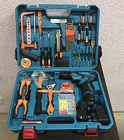 Шурупокрут Makita DF 330 DWE (12 V, 2 Ah), з набором інструментів у кейсі, акумуляторний шурупокрут Макіта, фото 3