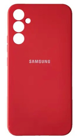 Чохол силіконовий для Samsung A34 5G (A346) Silicone Case Full (Червоний)