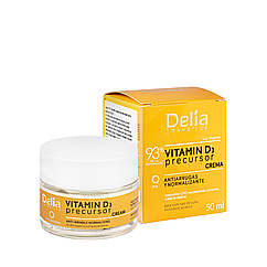 Денний крем для обличчя проти зморшок із вітаміном D3 Delia Vitamin D3 Precursor Day Cream