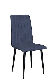 Стілець Деко Даллас 02 Чорний/Темно-сірий