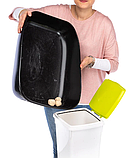 Туалет з подвійним піддоном Birba Ferplast (Ферпласт), 55,5*43,5*h 20,5 см, фото 9