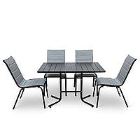 Набір для дачі стіл та стільці "Палермо Плюс" Венге від Mix-Line
