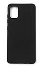 Чохол силіконовий для Samsung A51 (A515) Silicone Case Full (Чорний), фото 3