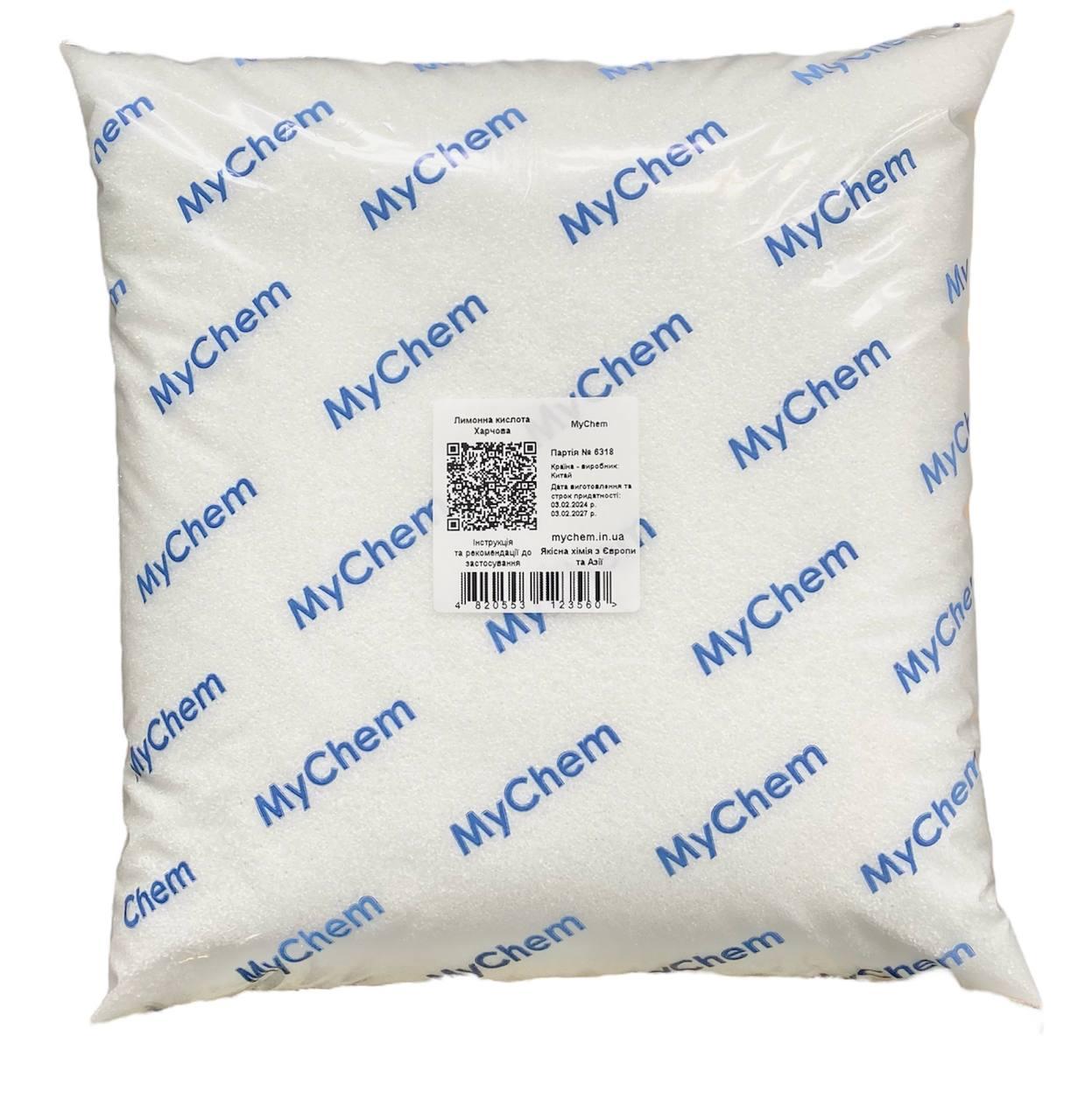 Лимонна кислота MyChem 5 кг харчова добавка E-330