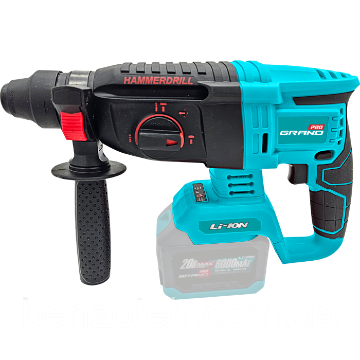 Перфоратор акумуляторний GRAND ПА-20/26BL (безщітковий, без АКБ та зарядного пристрою), фото 1