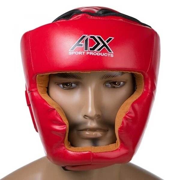 Шолом боксерський ADX закритий ADX475 червоний