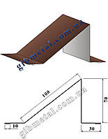 Снігозатримувач для даху, снігозатримувач на покрівлю 0,47мм довжина 2м кольори в асортименті RAL
