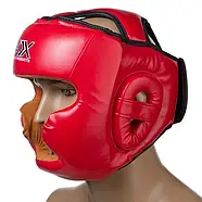 Шолом боксерський ADX закритий ADX475 червоний, фото 4