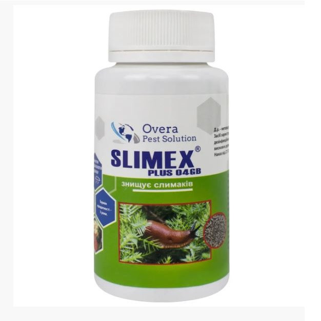 Інсектицид від равликів і равликів "Slimex Plus 04 GB" банка 100 г синій, фото 1