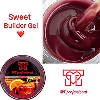 Гель для наращивания ногтей Sangria Builder Gel MT professional, 30ml гель для нарощення нігтів бордо