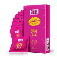 Презервативи для орального сексу зі смаком вишні ORAL SEX 10 шт.