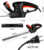 Электрический садовый триммер Maltec 50см, кусторез высокого качества для стрижки кустов и деревьев