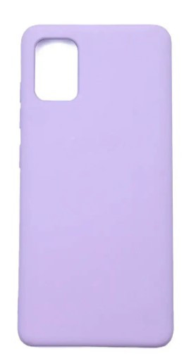 Чохол силіконовий для Samsung A51 (A515) Silicone Case Full (Бузковий)
