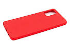 Чохол силіконовий для Samsung A51 (A515) Silicone Case Full (Червоний), фото 3