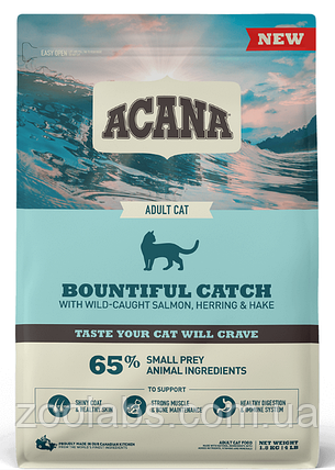 Acana Bountiful Catch Cat | Корм Acana для дорослих котів 1,8 кг, фото 1