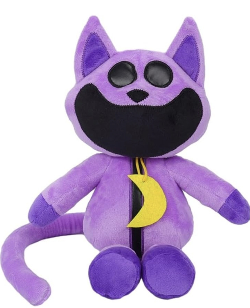 М'яка іграшка KatNap 25 см. Smiling Critters Усміхнені тварини Феолетовий кіт Нап Кіт Дрема