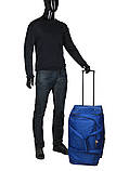 Сумка на колесах середня M синя 65х30х32см/59л/2.5кг/Madisson 214-62, фото 10