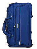 Сумка на колесах середня M синя 65х30х32см/59л/2.5кг/Madisson 214-62, фото 4