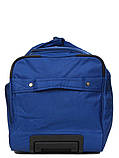 Сумка на колесах середня M синя 65х30х32см/59л/2.5кг/Madisson 214-62, фото 7