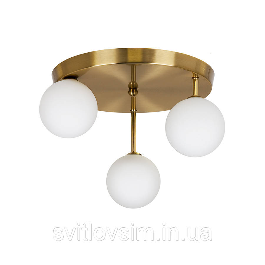 Люстра 761H100F-3 BRZ+WH (300), фото 1