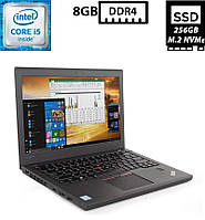 Ноутбук Lenovo ThinkPad X270/12.5" TN(1366x768)/Intel Core i5-6300U 2.40GHz/8GB DDR4/SSD 256GB/Intel HD Graphics 520/Camera, HDMI