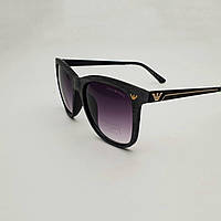 Солнцезащитные очки Armani (Армани) унисекс классические, брендовые, стильные, серые очки с поляризацией