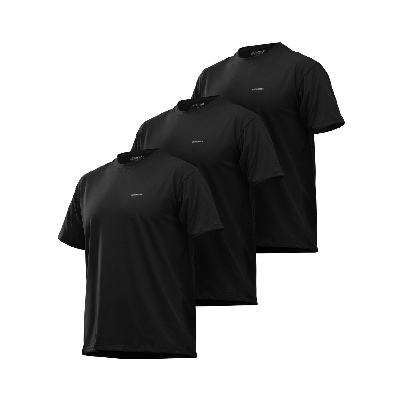 Комплект футболок Basic Military T-shirt. Чорний. Розмір S