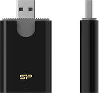 Считыватель карт памяти - USB3.1 кардридер SILICON POWER Combo SD / microSD