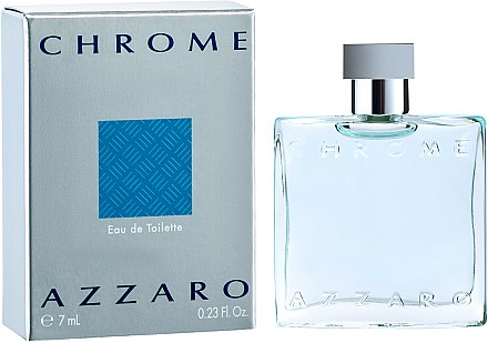 Туалетна вода Azzaro Chrome для чоловіків — edt 7 ml mini