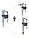 Універсальний набір арматури для бака унітазу ТМ. KOER з кнопкою економ зливу різьблення метал 1/2, фото 3
