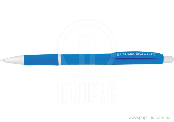 Ручка кулькова Economix  BOLIDE E10113-99 асорті, пише синім