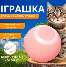 Інтерактивний автоматичний м'ячик для тварин з USB-зарядкою й підсвіткою, фото 3
