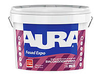 AURA Fasad Expo 10л Универсальная краска для фасадов и интерьеров Eskaro