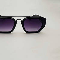 Солнцезащитные очки унисекс с крупной дужкой, брендовые, стильные, прямоугольные очки с поляризацией